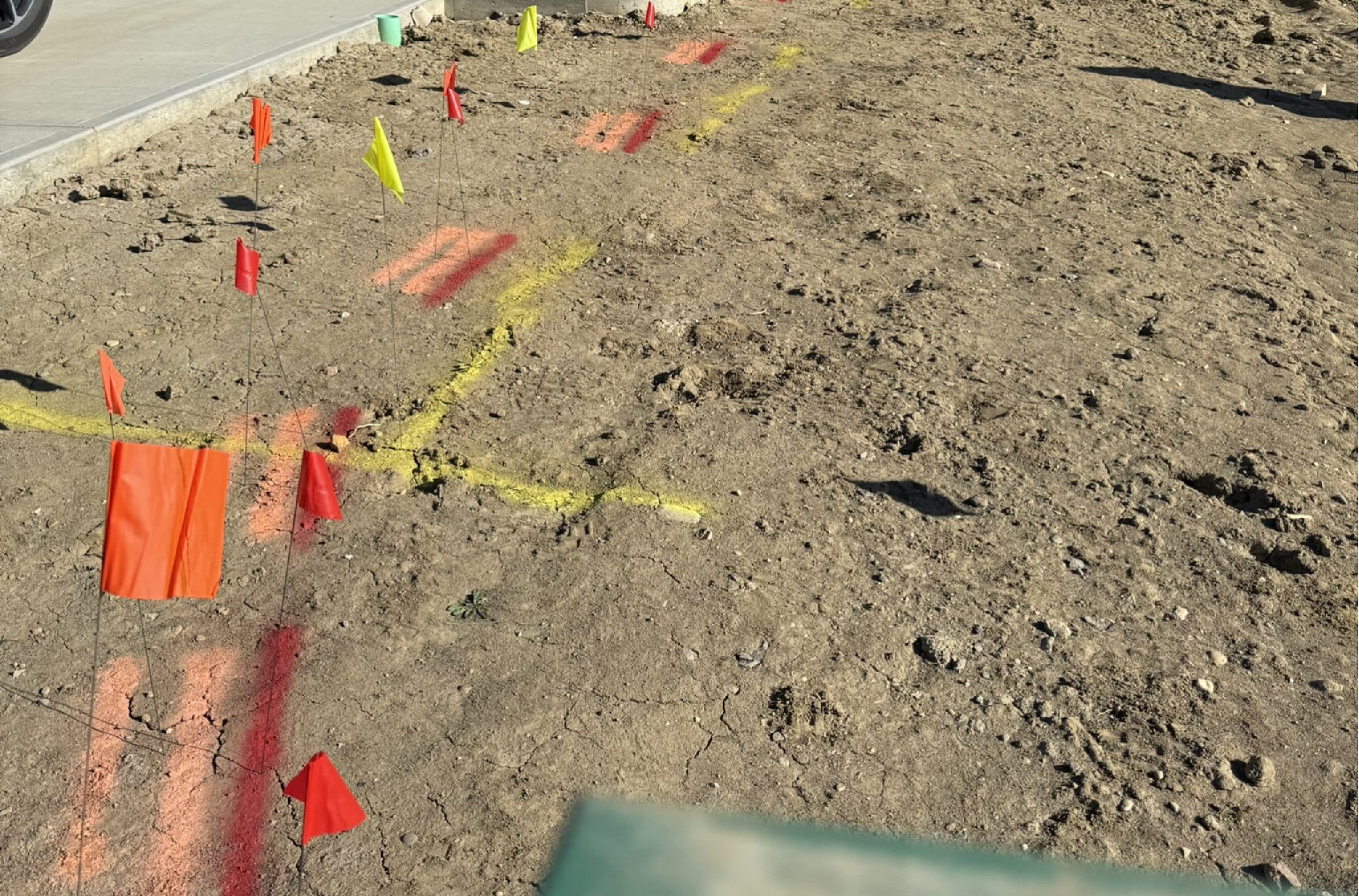Line locating ahead of drilling and excavation