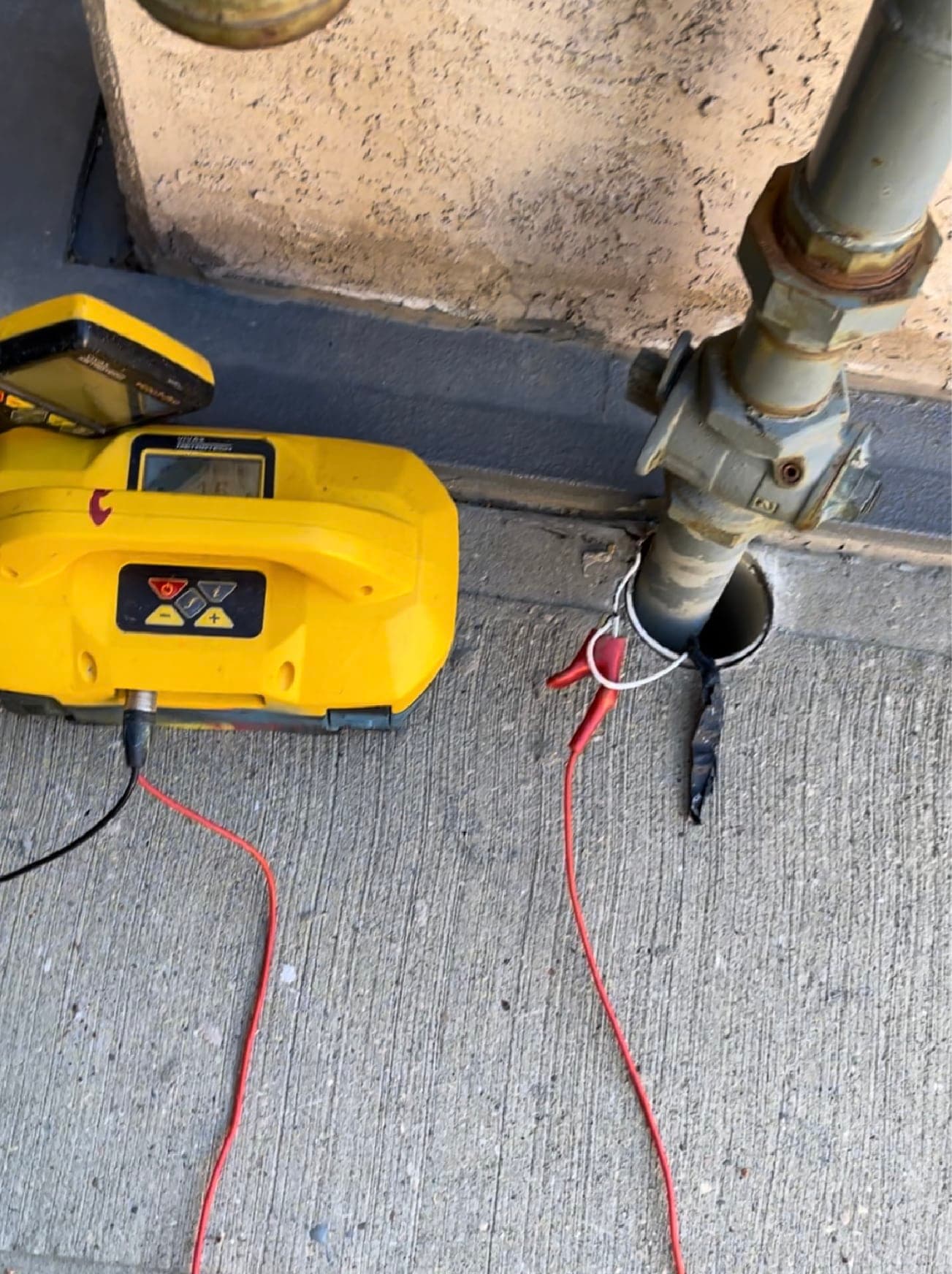 Utility sweeps for buried gas, telephone and electric lines
