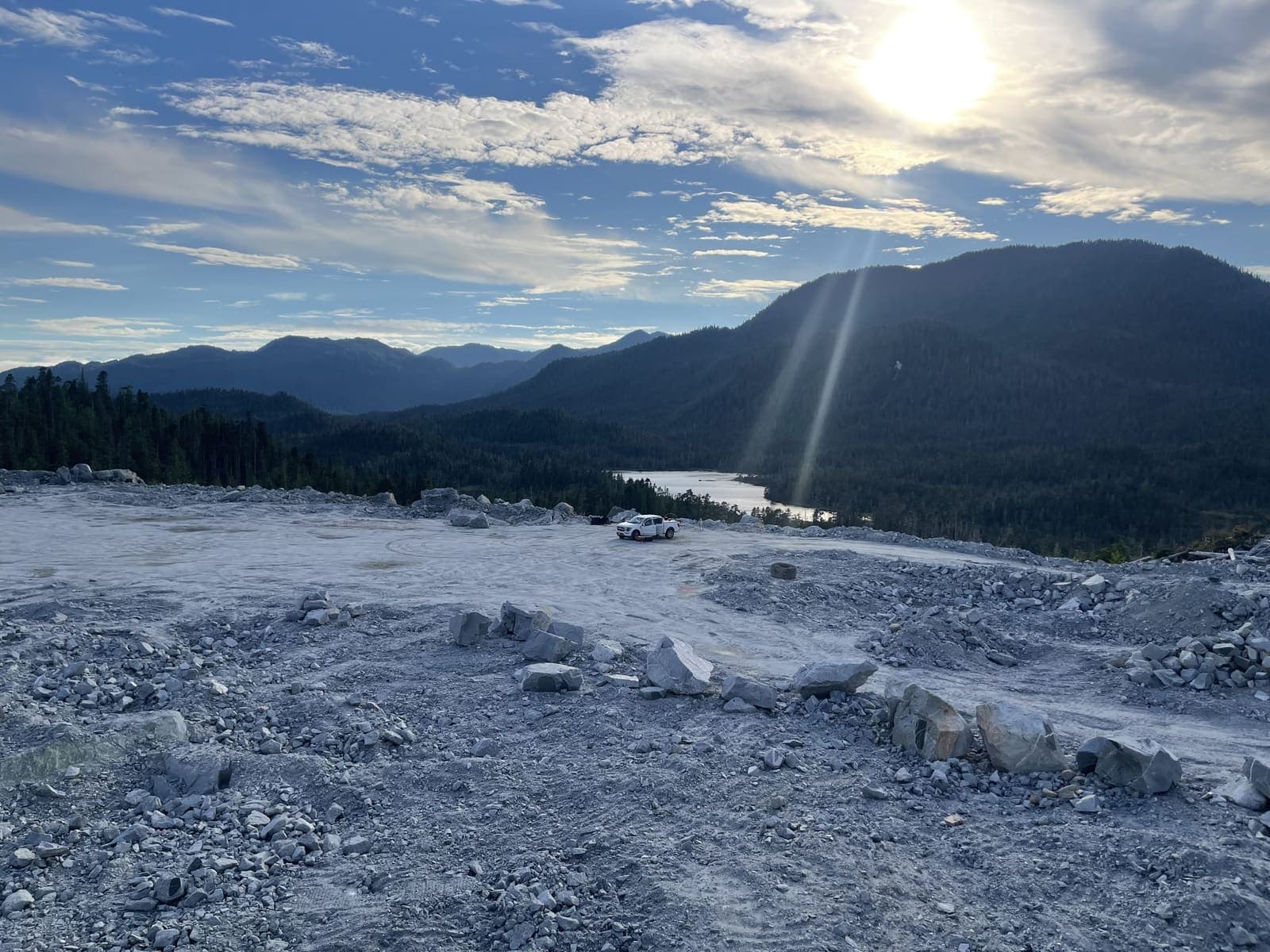 Mine reclamation survey in Northern BC