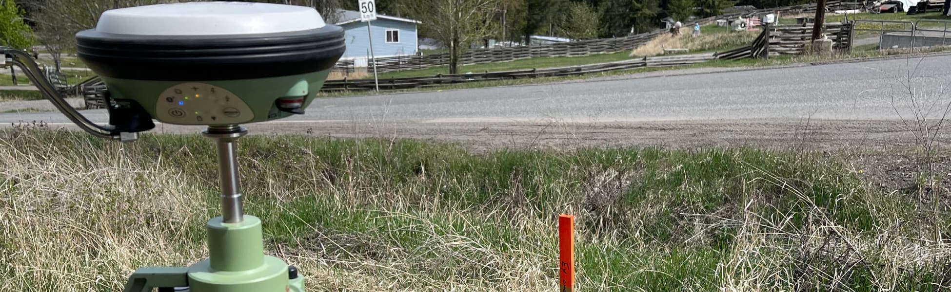 GNSS surveying along a Prince George corridor