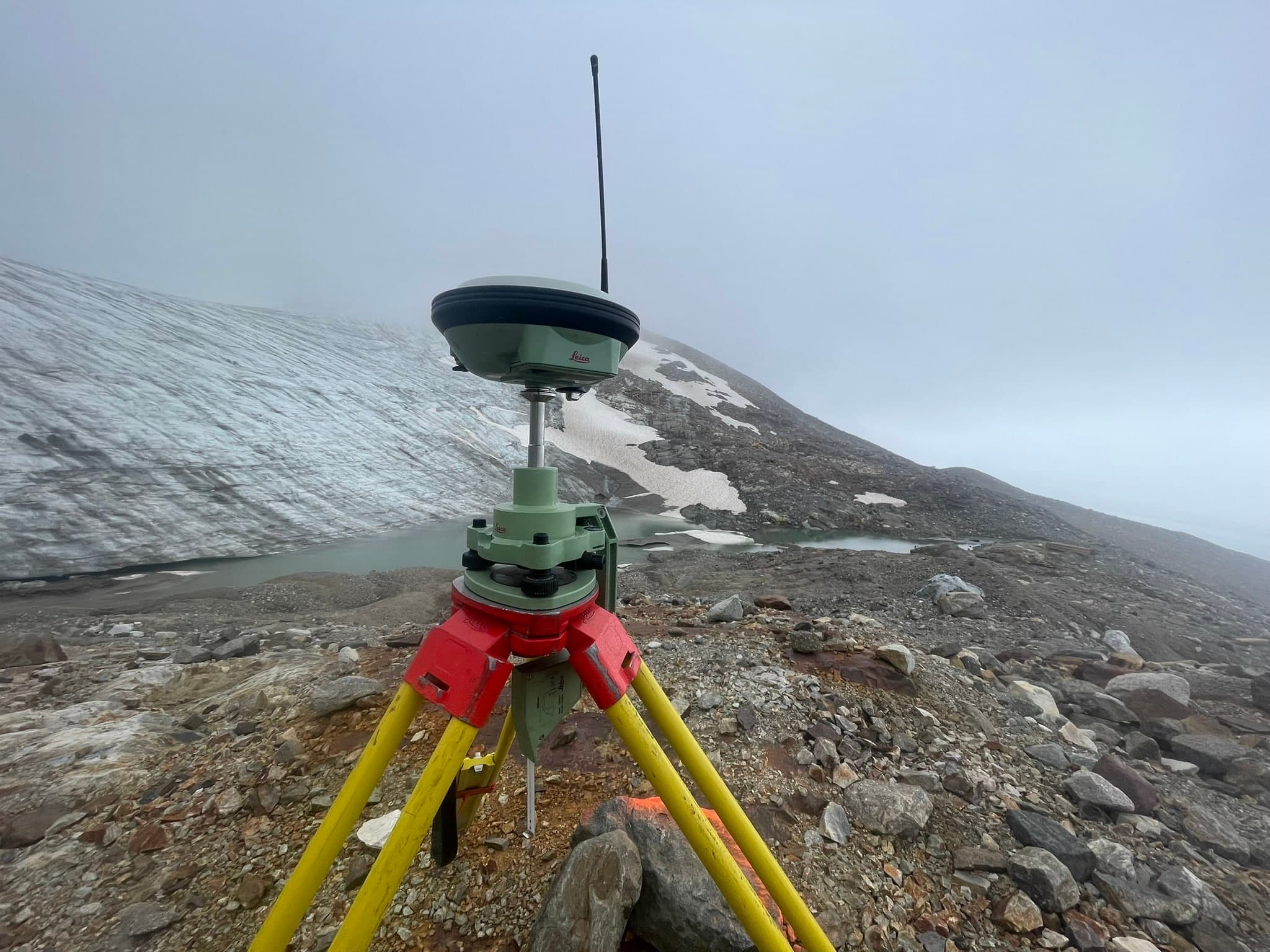 Construction surveying for an engineering project