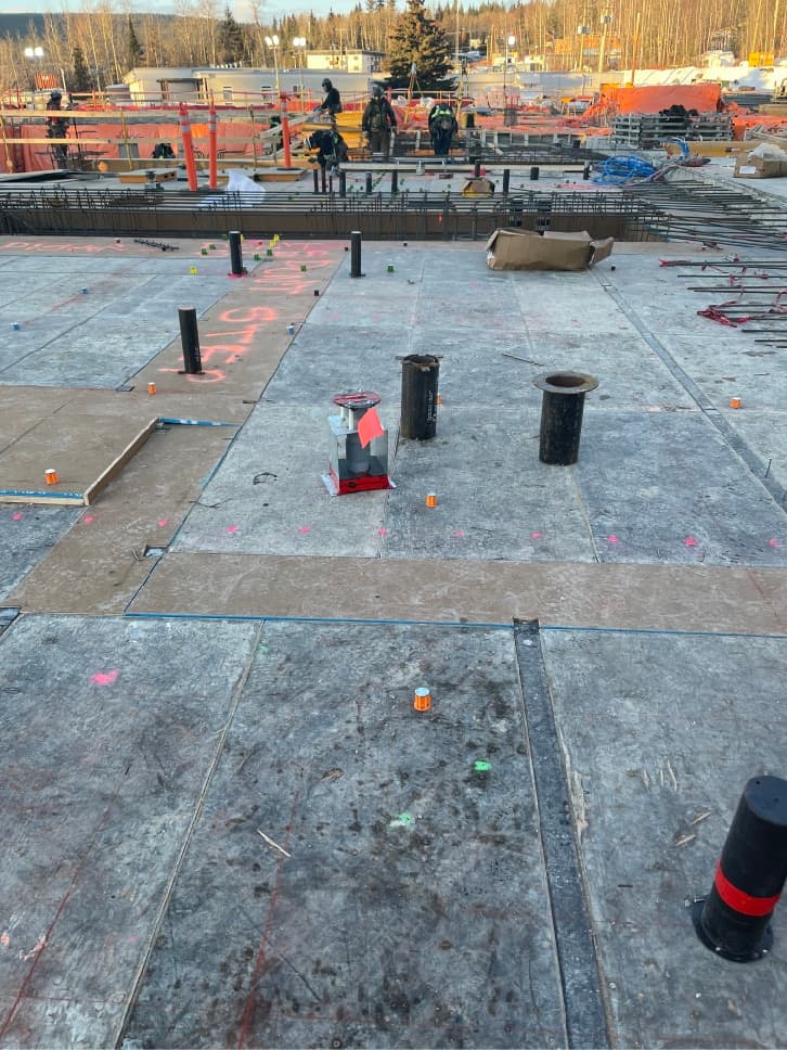 Surveying mechanical systems in commercial construction