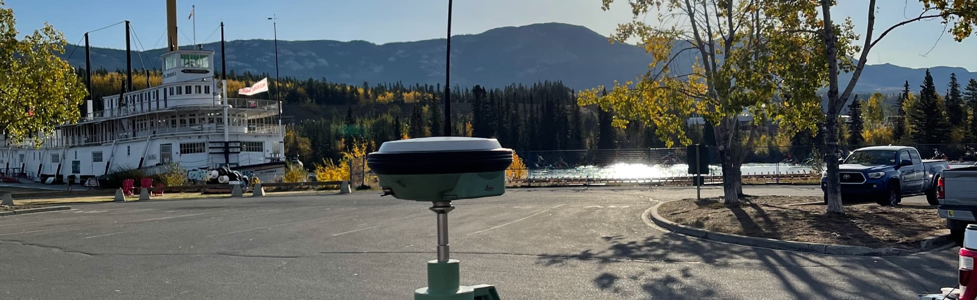 As-built survey in downtown Whitehorse