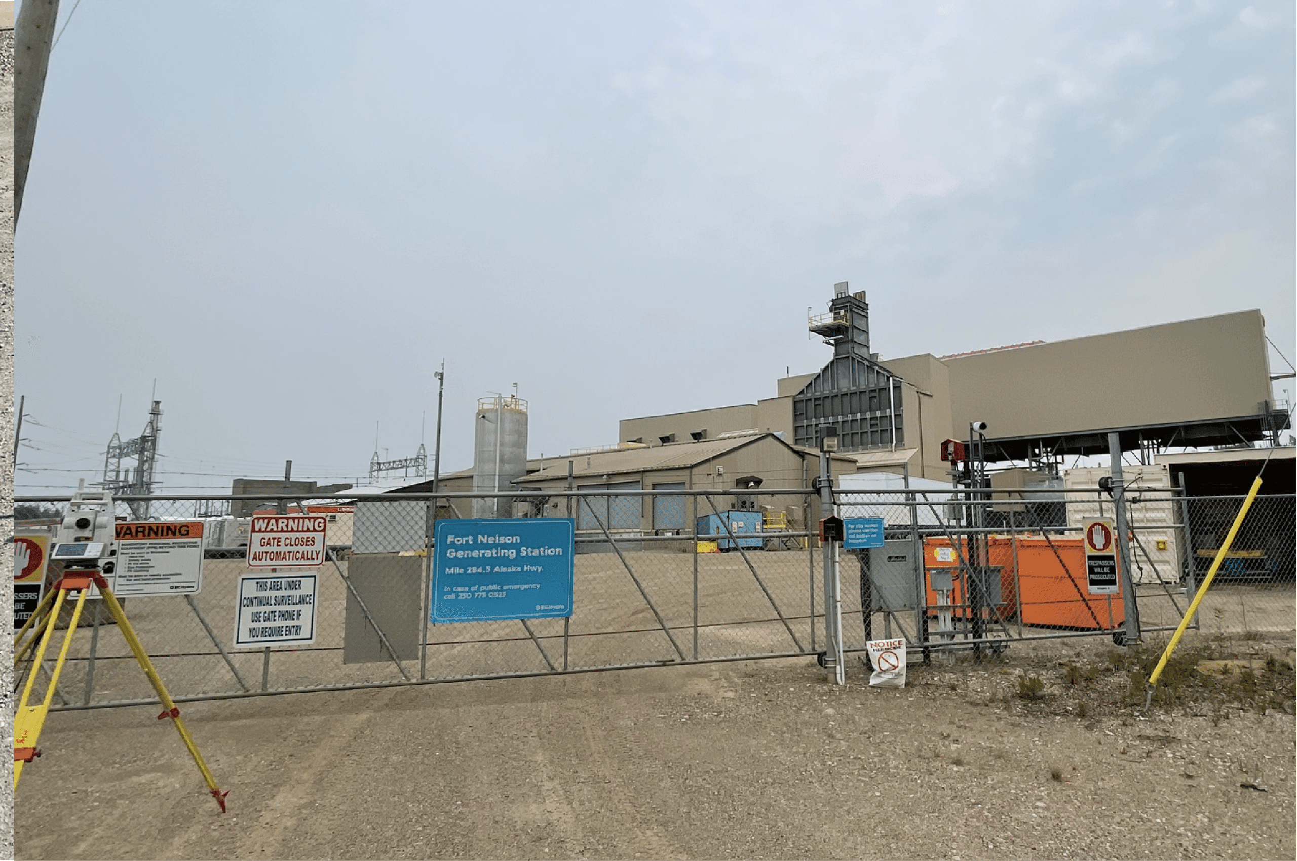 Surveyors measuring building heights in Northern BC