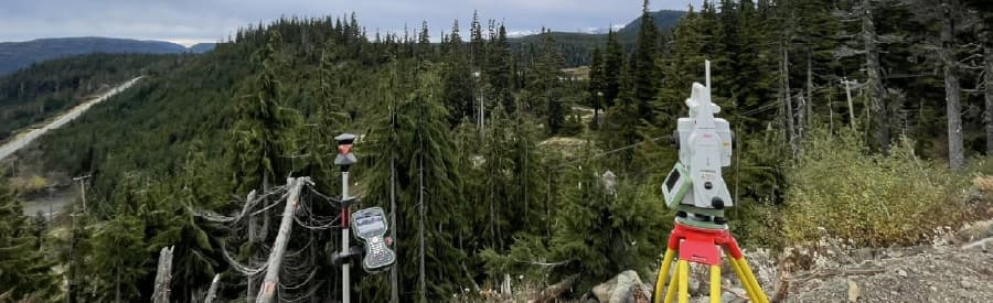 total-station-setup-for-construction-survey-vancouver-island-western-canada