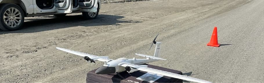 Aerial lidar drone surveying near Prince George BC featured image.