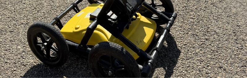 PCI Surveys Ground Penetrating Radar Scanner in Action