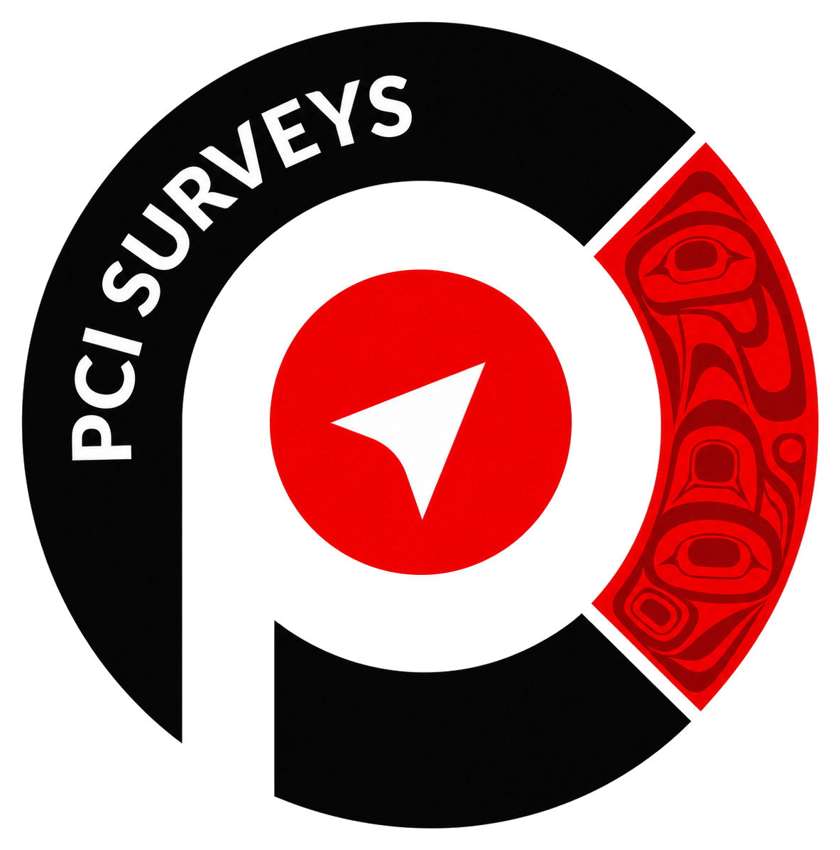PCI Surveys Indigenous-owned surveying and private line locating logo