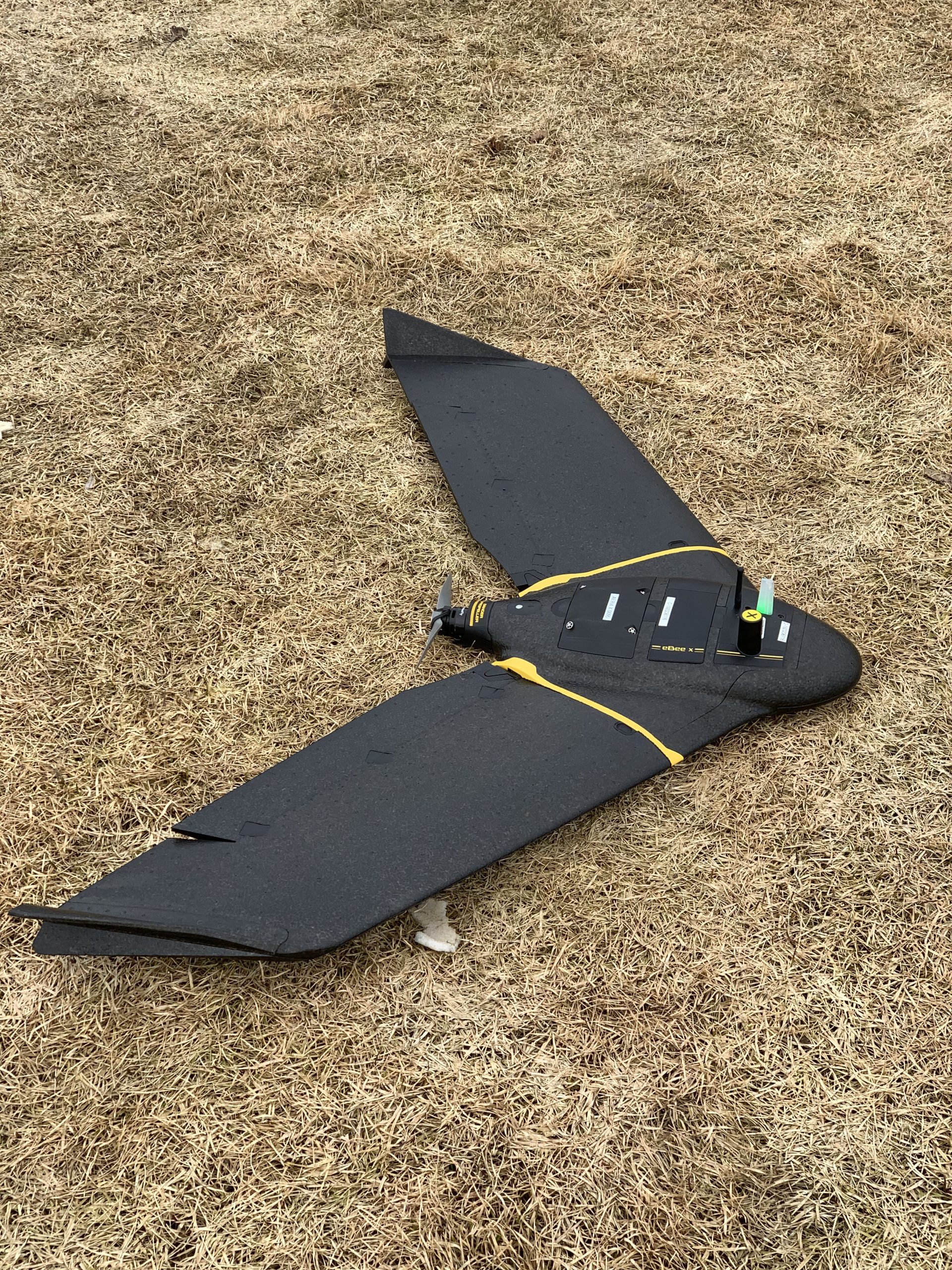 Fixed-wing UAV mapping drone used for surveying and aerial mapping in BC